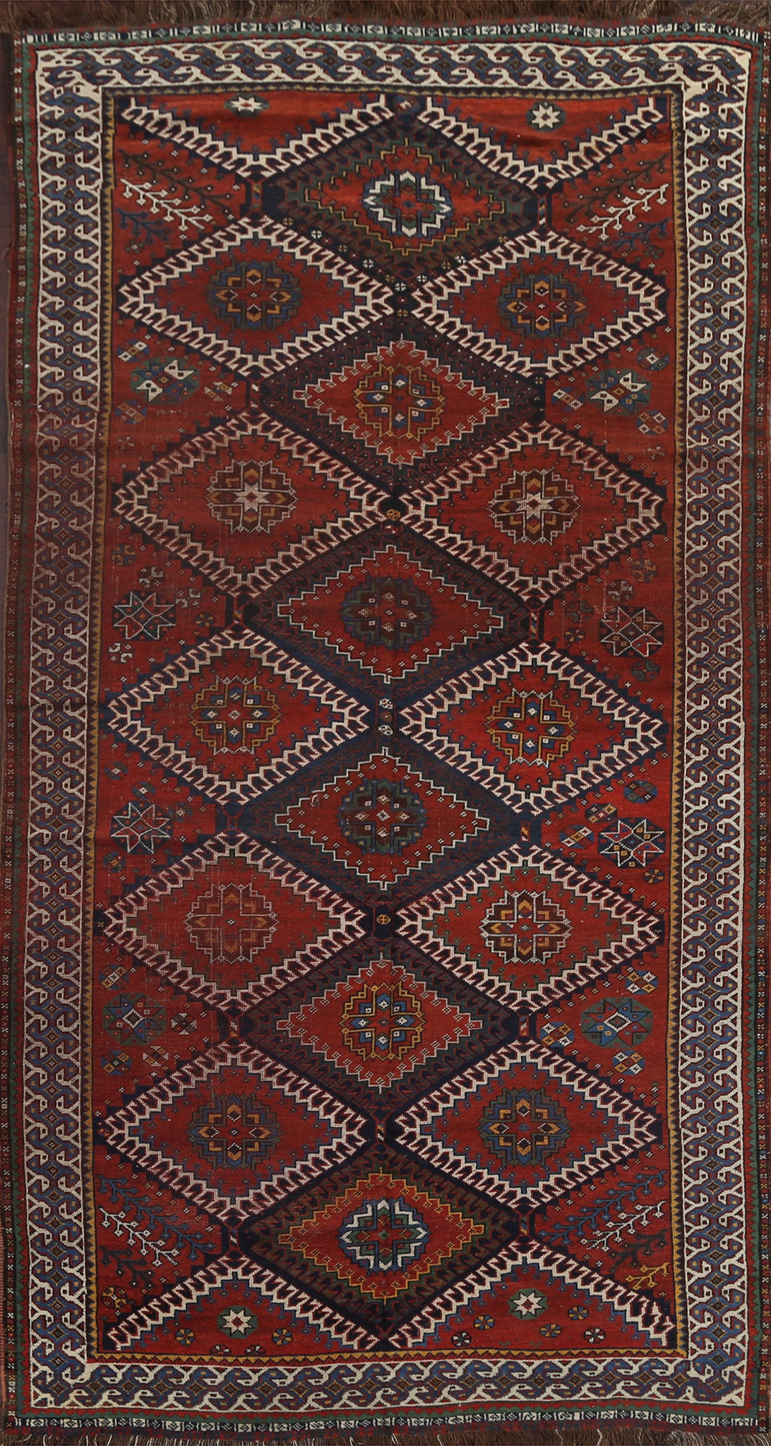 Antique vegetable Dye Lori Persian Area Rug 5x10