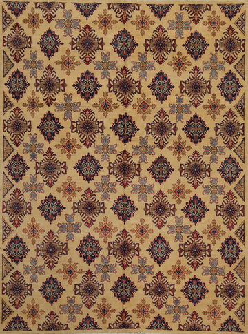 Geometric Kazak Chechen Oriental Area Rug 8x10