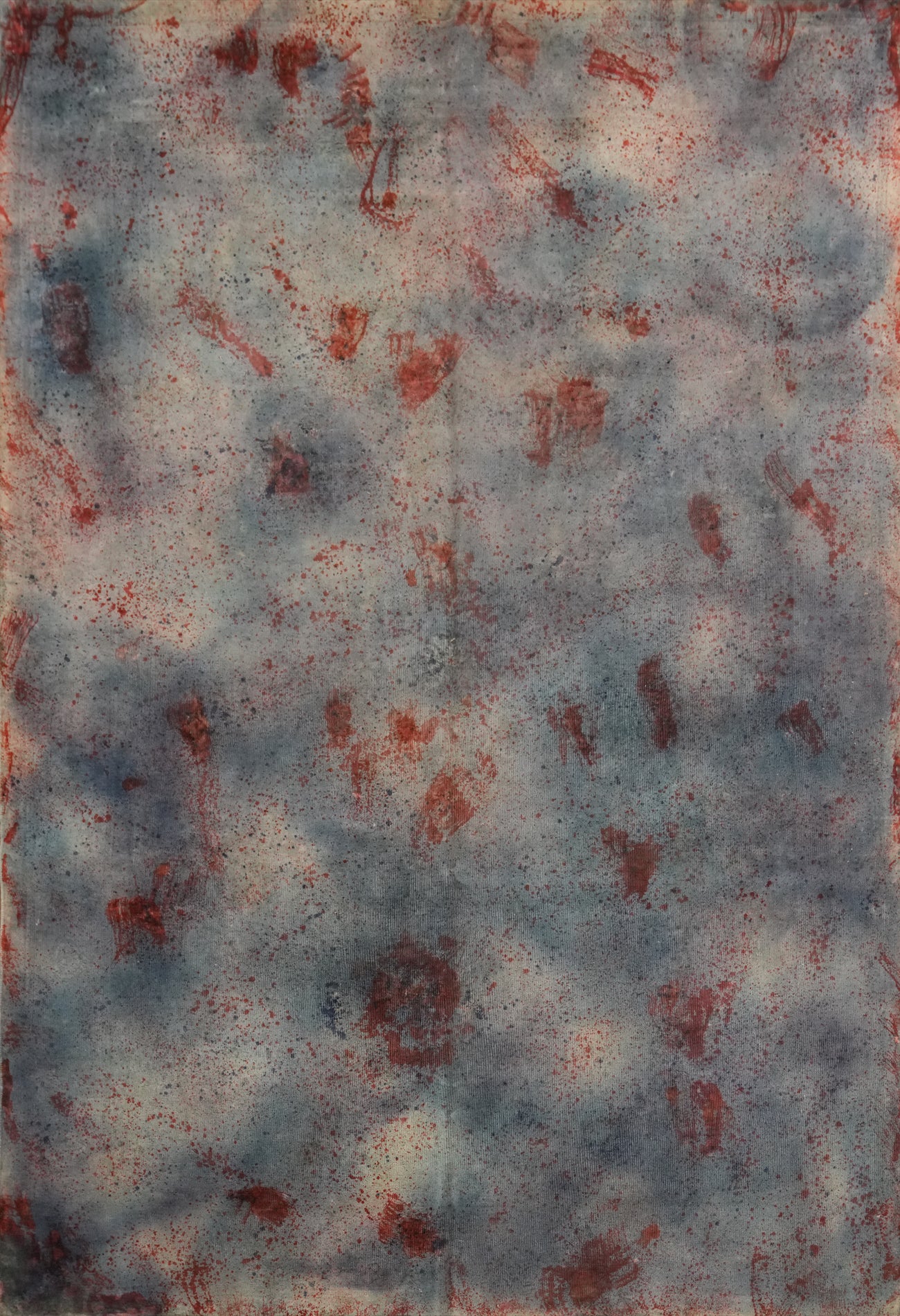 Abstract Modern Oushak Turkish Area Rug 8x11