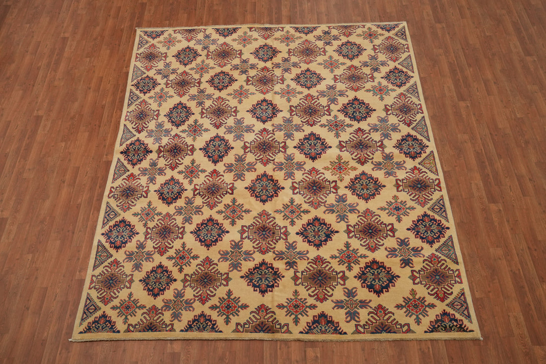 Geometric Kazak Chechen Oriental Area Rug 8x10