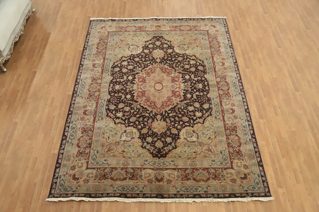 Handmade Wool Oushak Turkish Area Rug 9x11