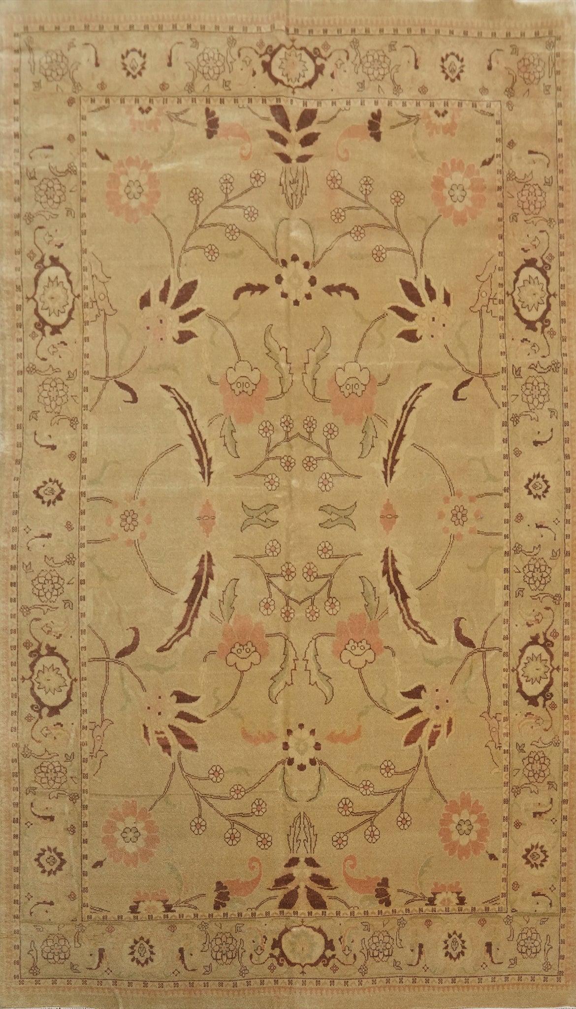 Floral Oushak Egyptian Area Rug 6x10