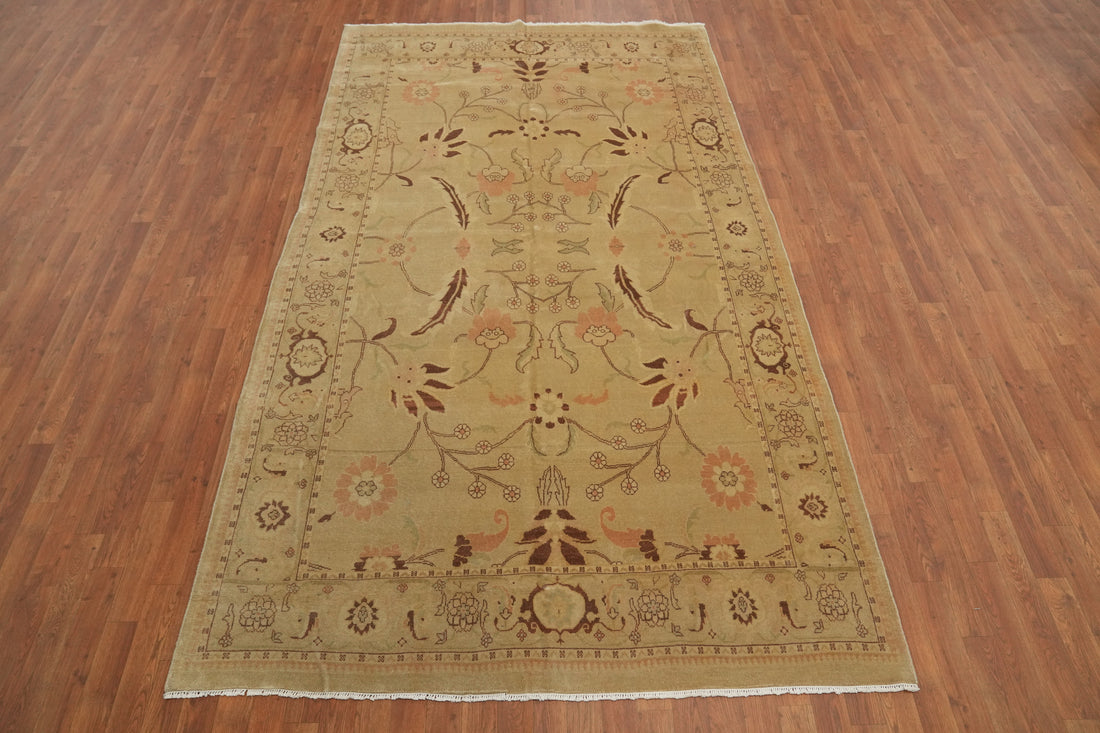 Floral Oushak Egyptian Area Rug 6x10