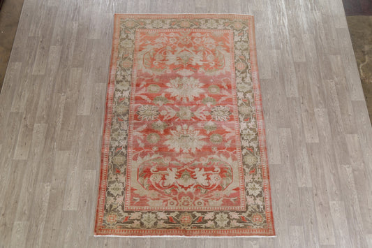 Vegetable Dye Oushak Turkish Area Rug 6x9