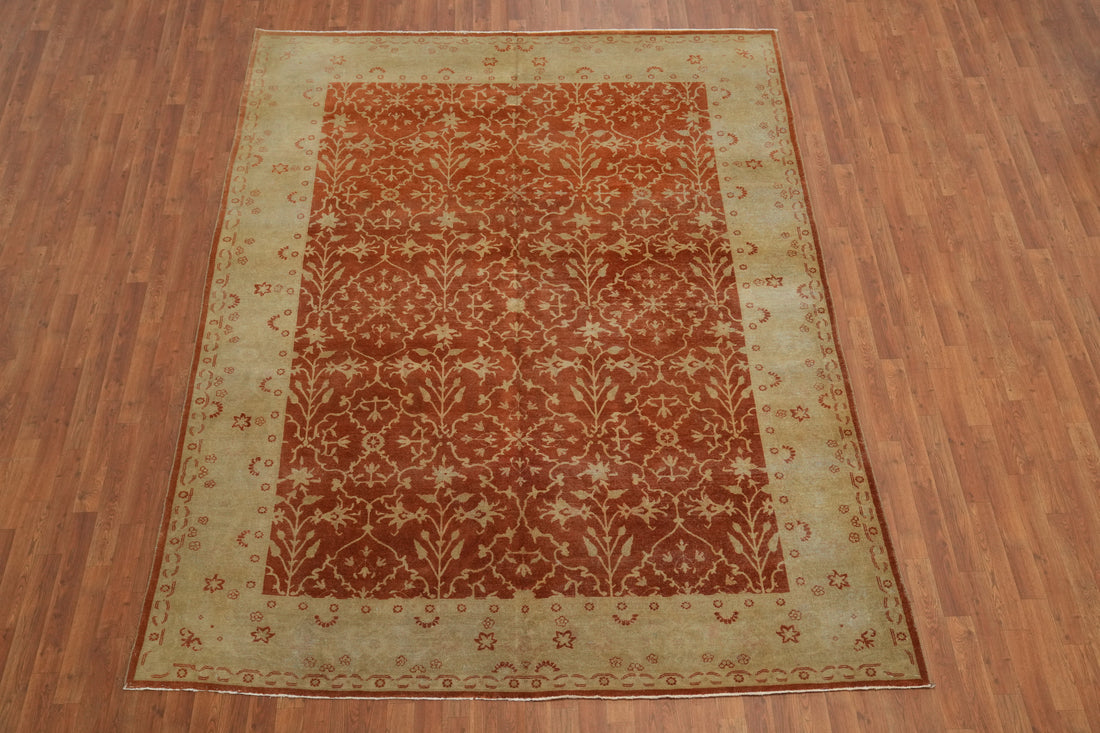 Vegetable Dye Oushak Oriental Area Rug 8x10