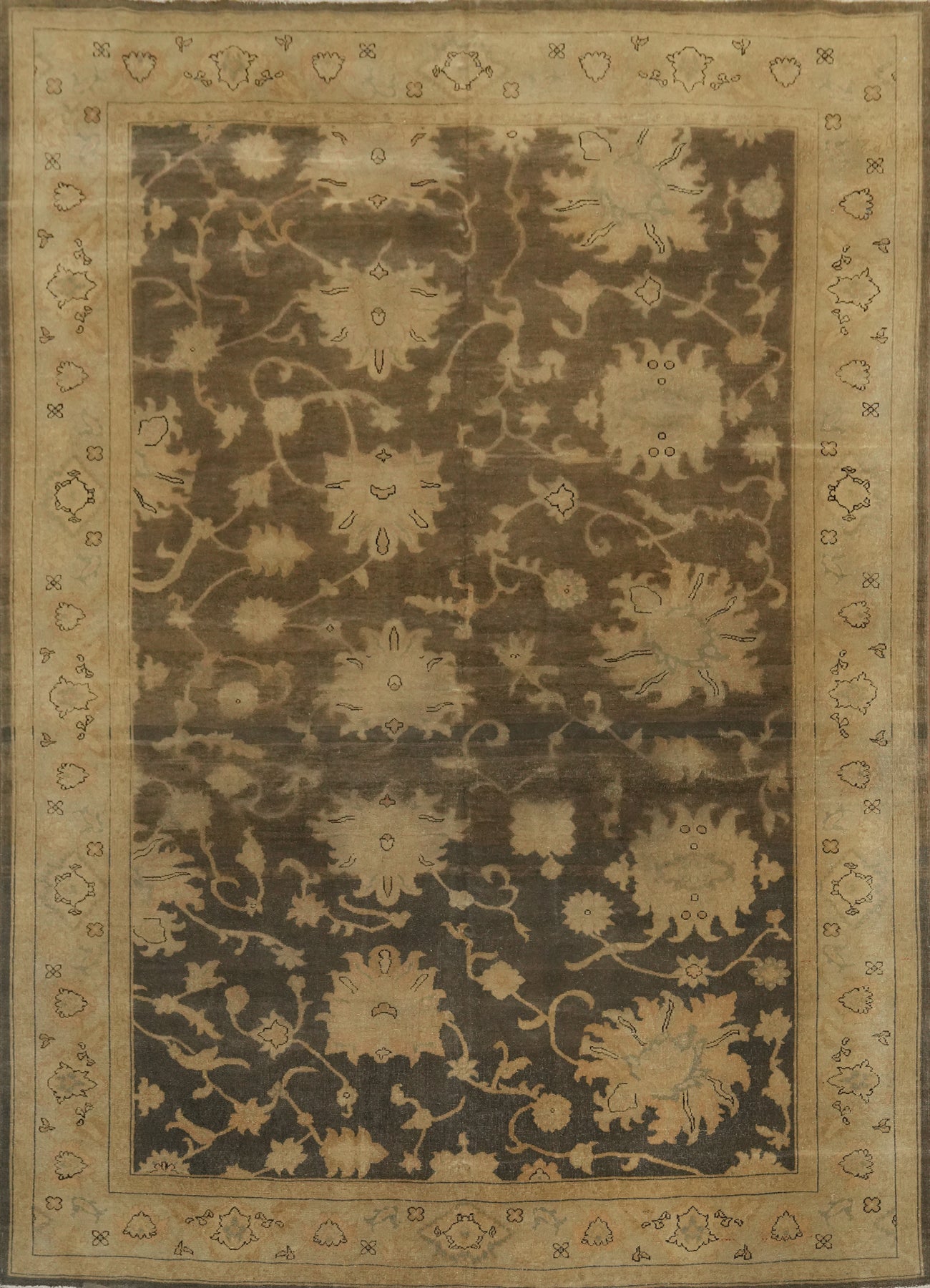 Vegetable Dye Oushak Turkish Area Rug 8x10