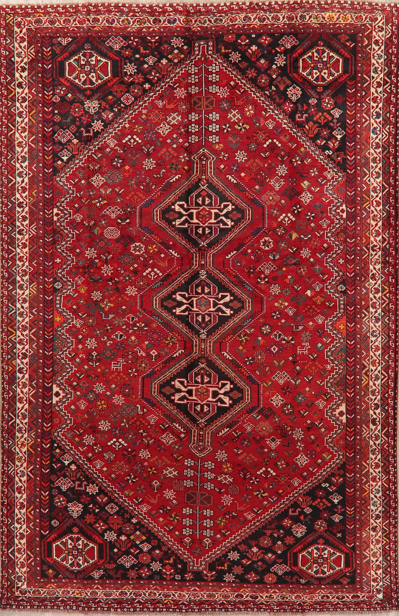 Tribal Lori Red Persian Area Rug 7x10
