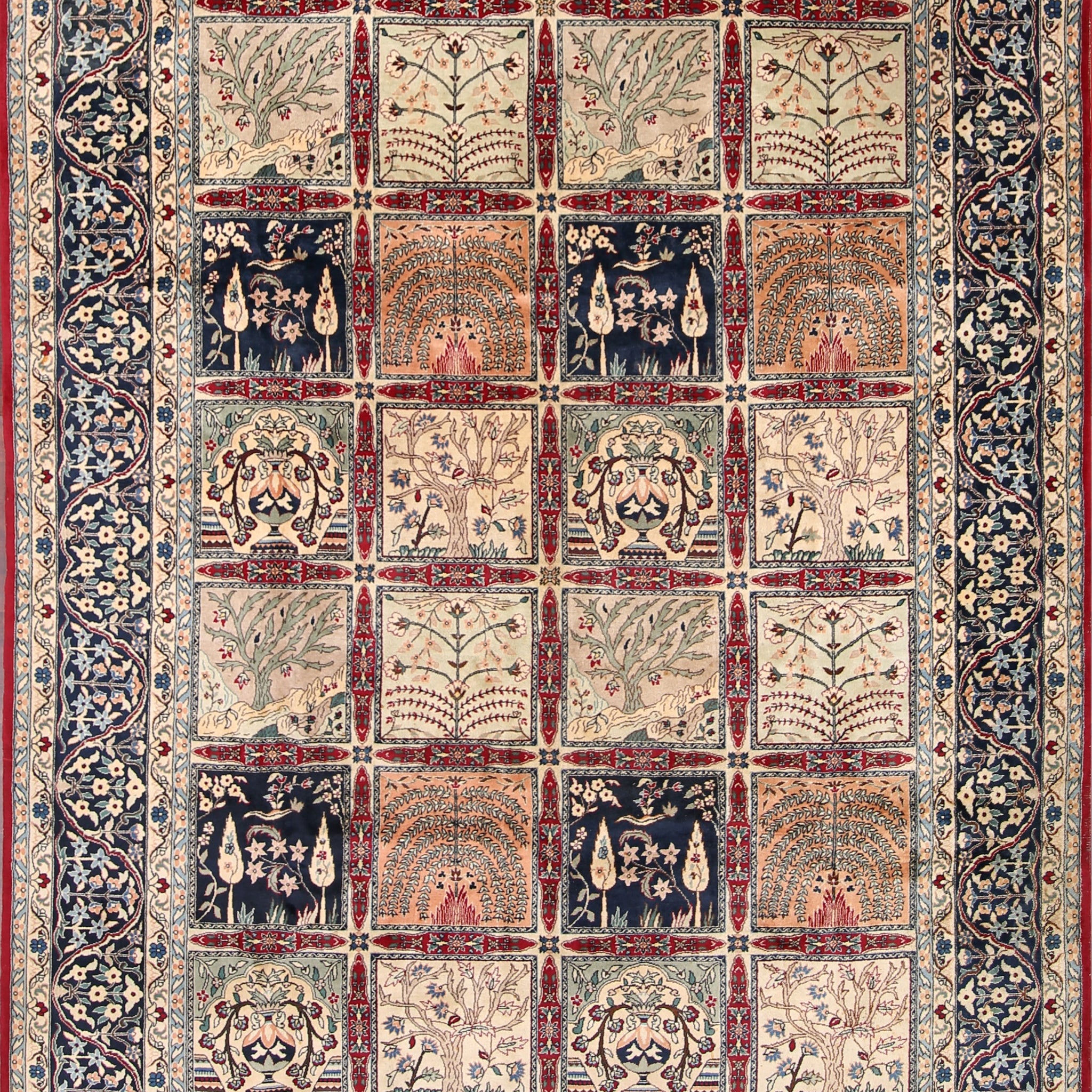 8x11 Kashan Persian Area Rug