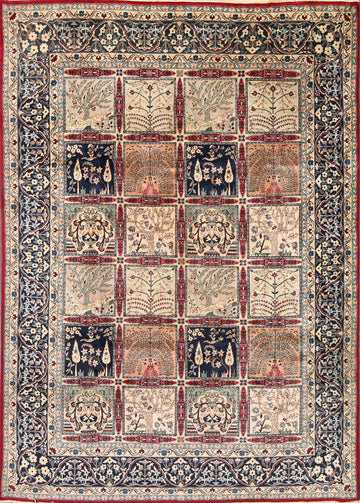 8x11 Kashan Persian Area Rug