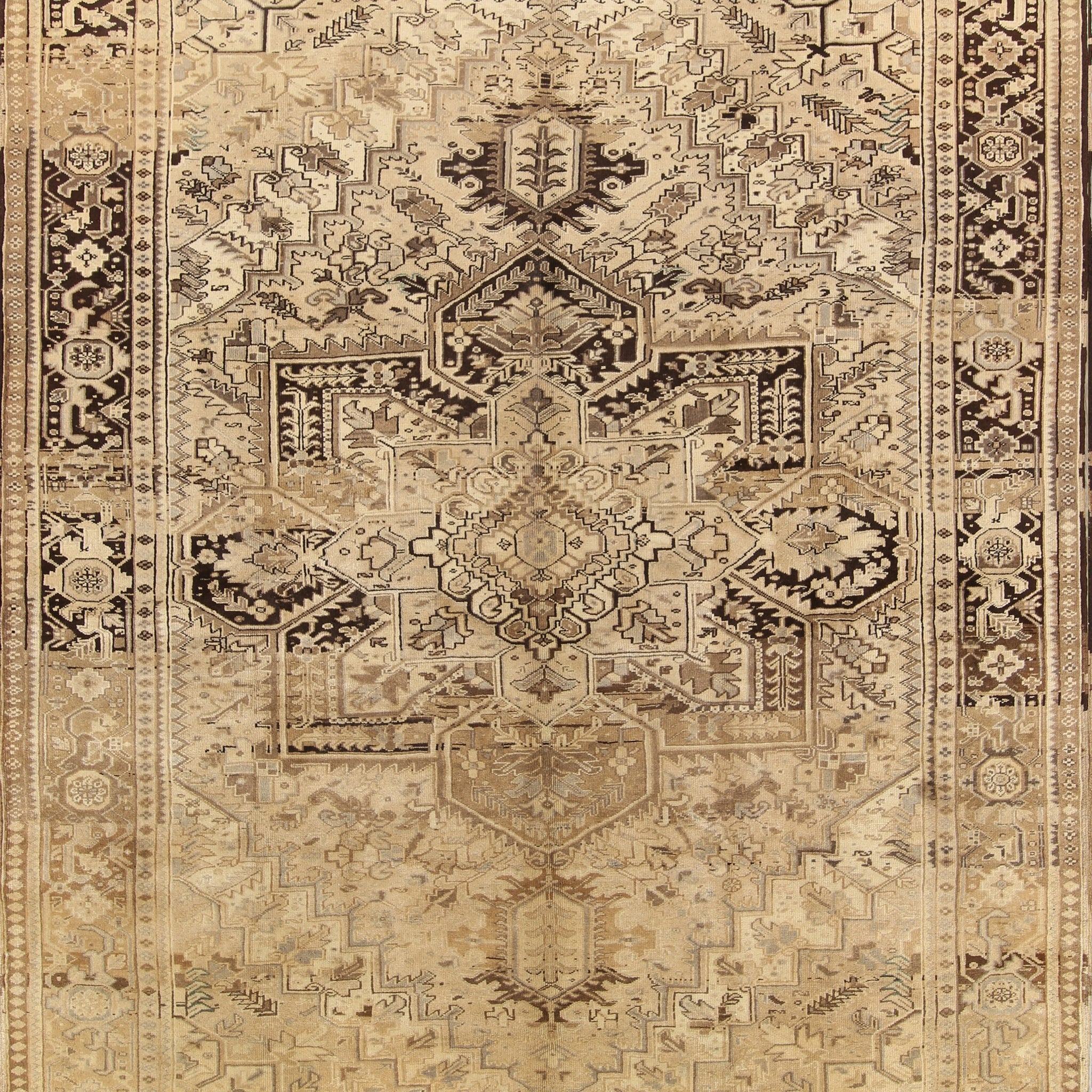 Geometric 10x13 Heriz Persian Area Rug