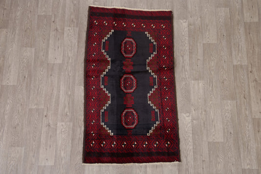 Geometric Balouch Oriental Area Rug 3x5