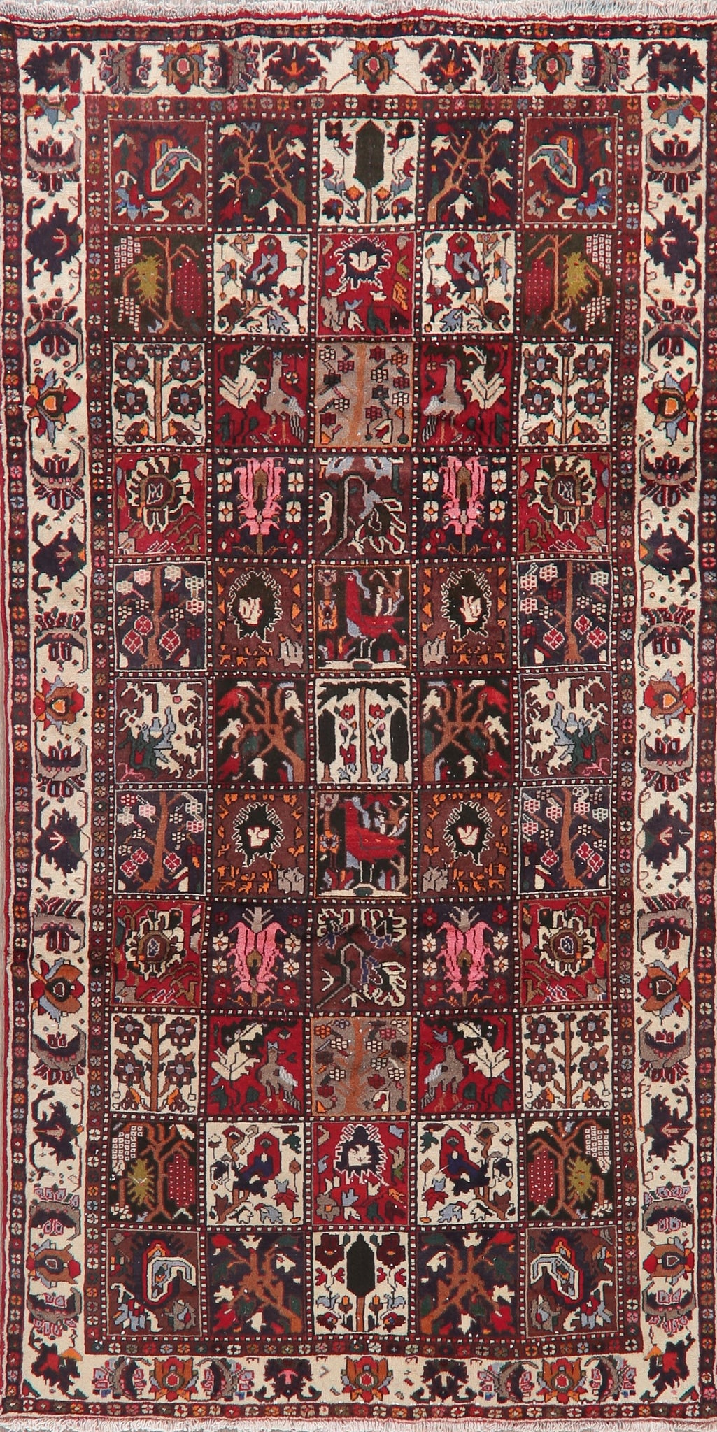 Garden Design Bakhtiari Persian Area Rug 5x9