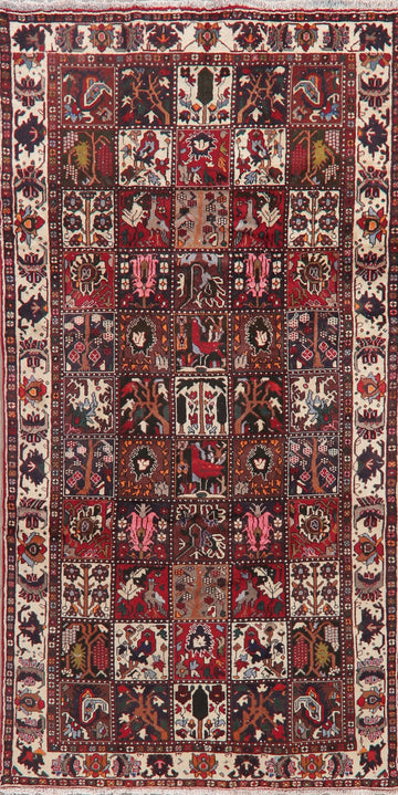 Garden Design Bakhtiari Persian Area Rug 5x9