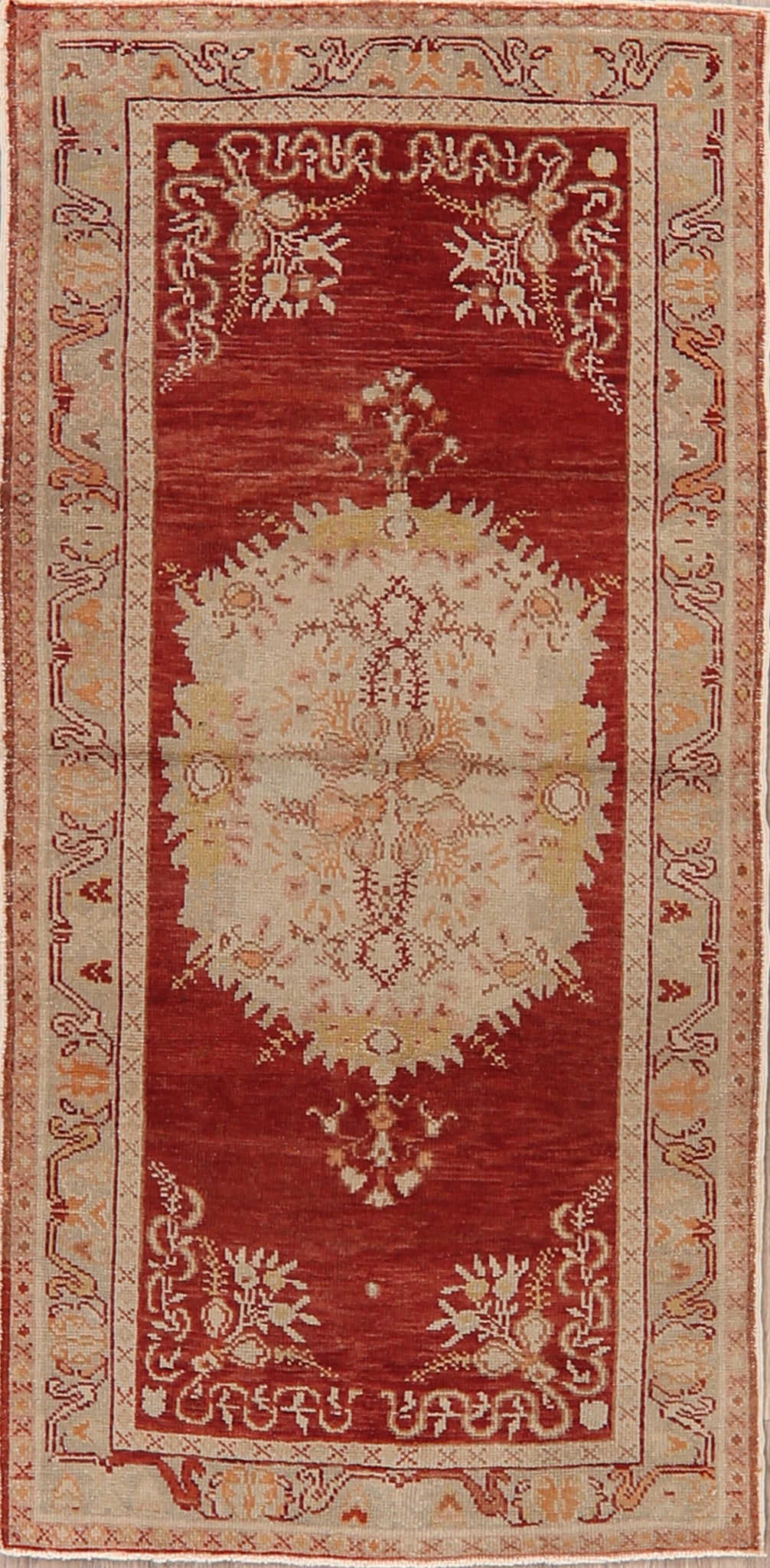 Medallion Anatolian Turkish Area Rug 3x6