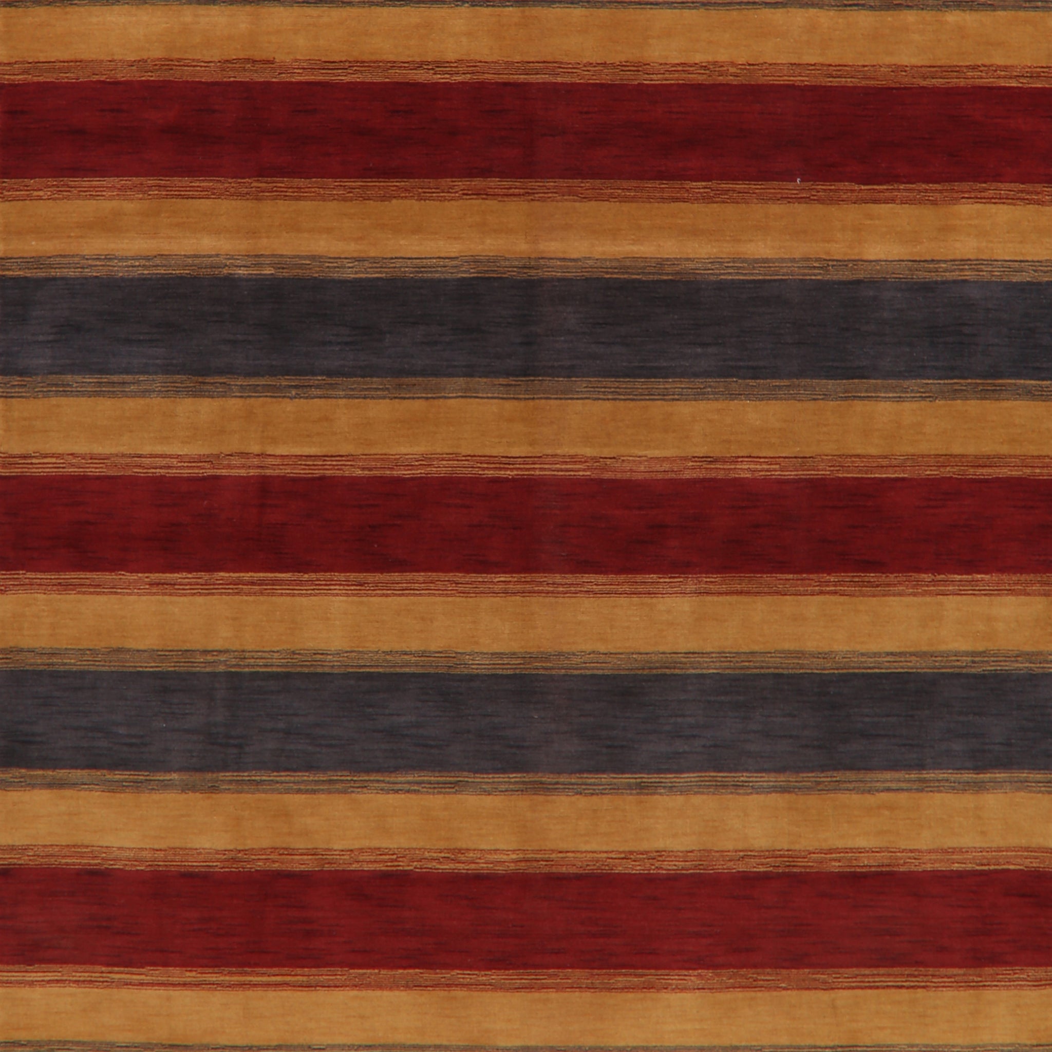 Contemporary Striped Gabbeh Oriental Area Rug 8x10