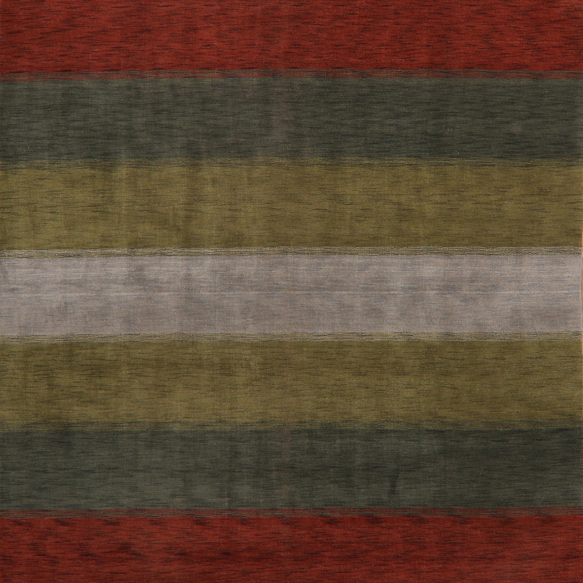 All-Over Striped Gabbeh Oriental Area Rug 9x12