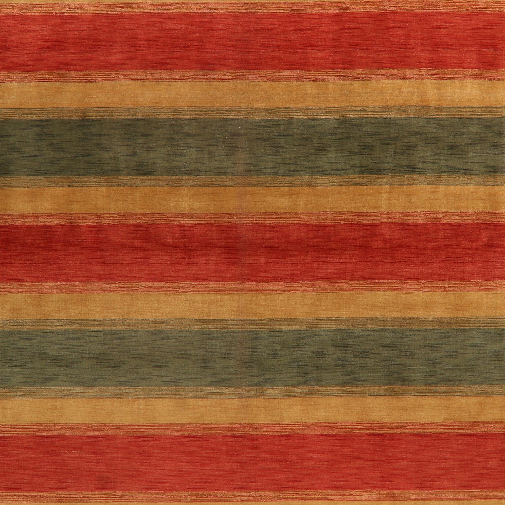 All-Over Striped Gabbeh Oriental Area Rug 9x12