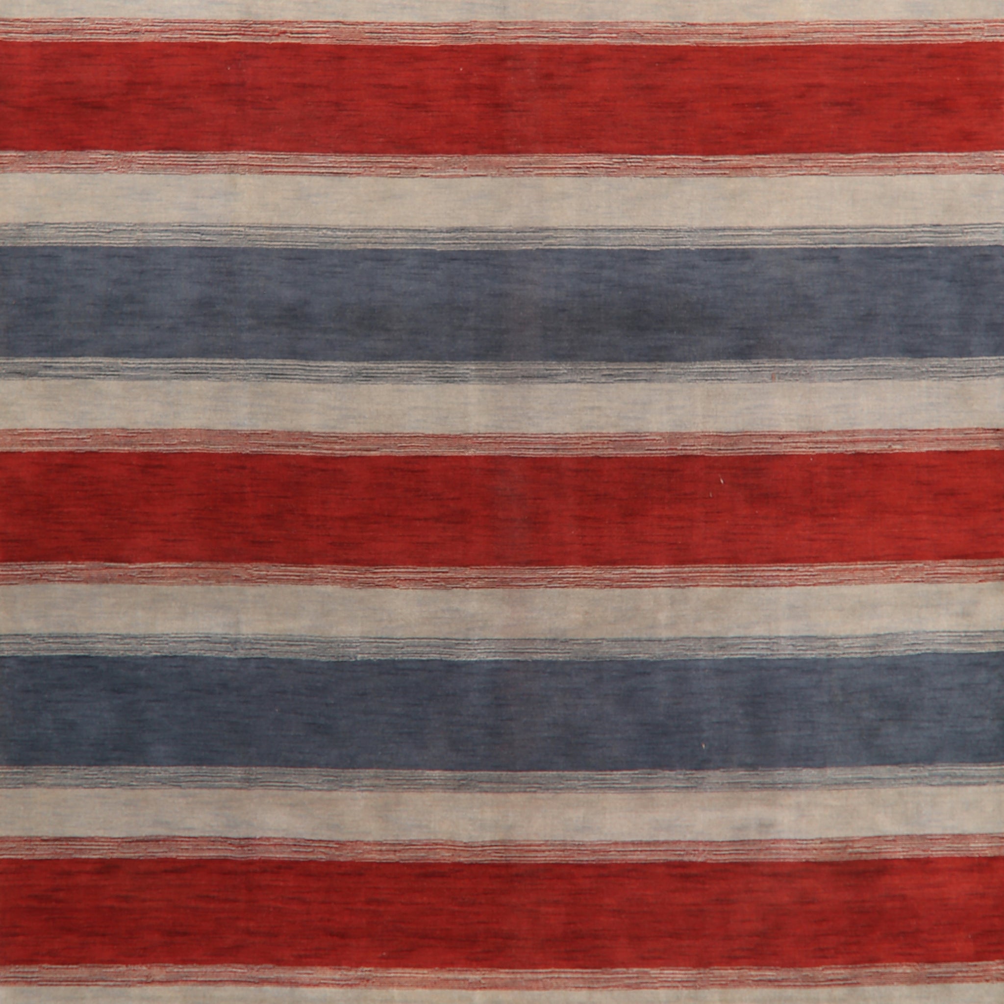 All-Over Striped Gabbeh Oriental Area Rug 9x12