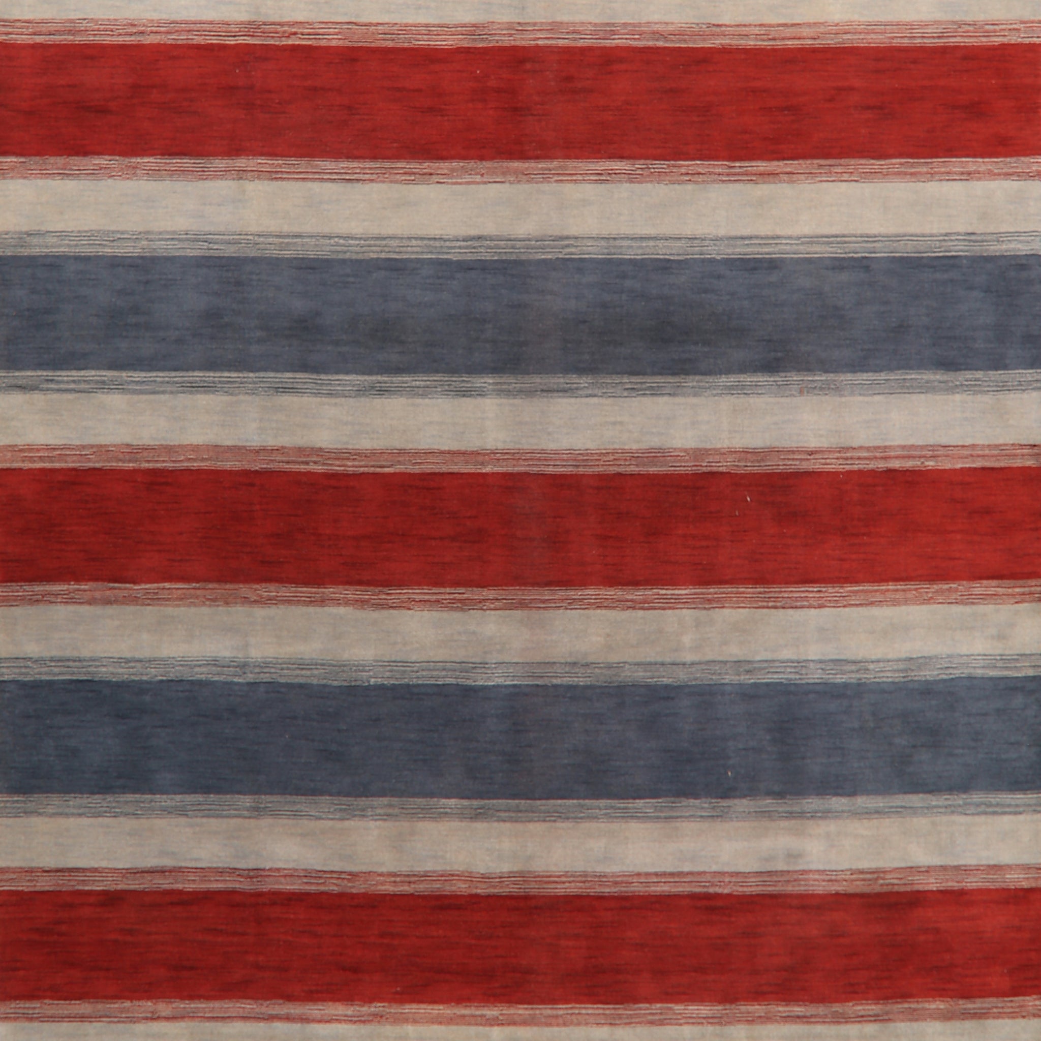 All-Over Striped Gabbeh Oriental Area Rug 9x12