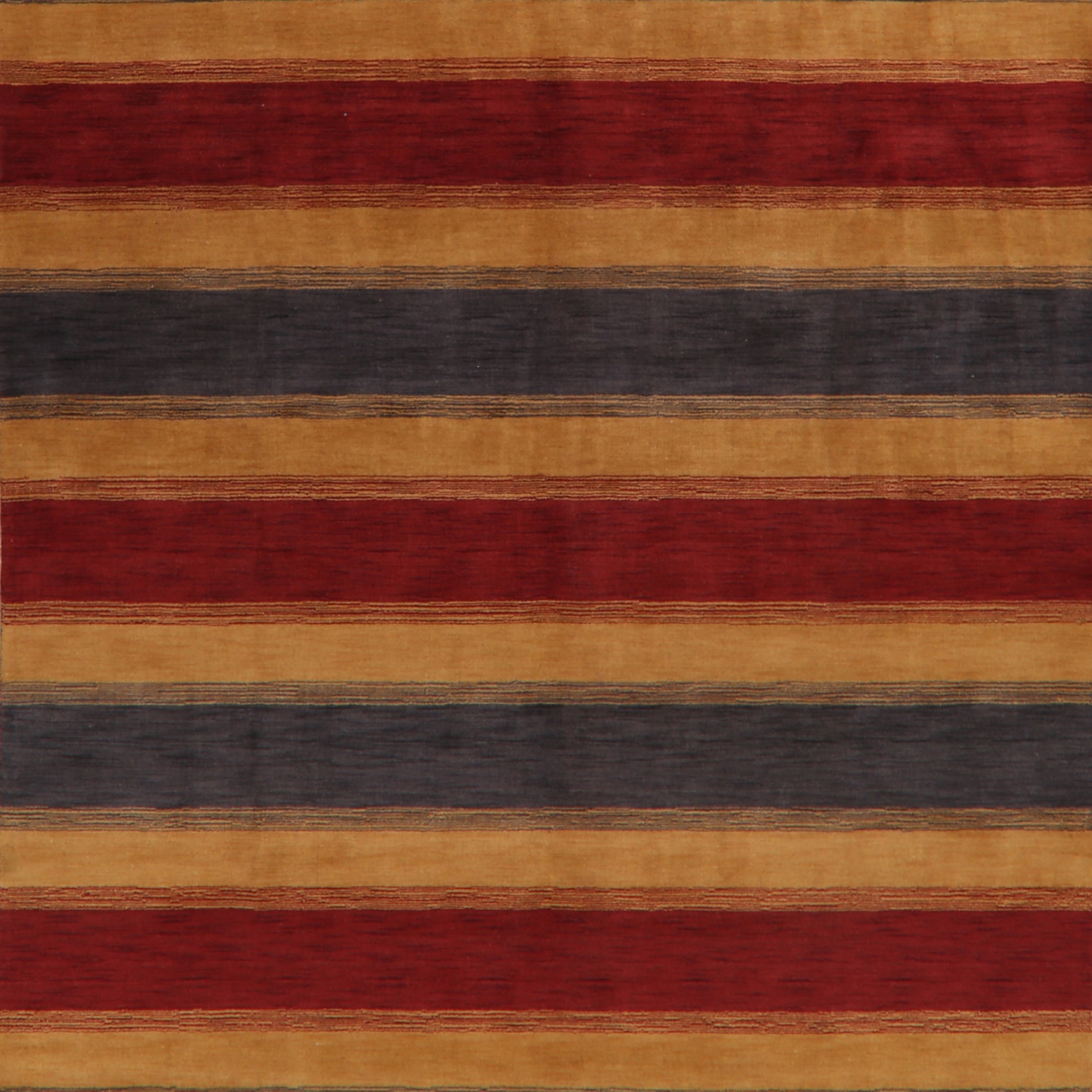 Contemporary Striped Gabbeh Oriental Area Rug 8x10