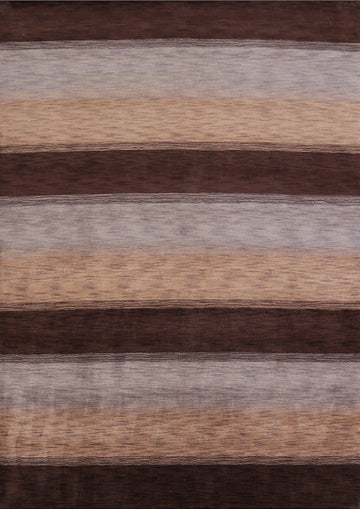 Stripe Gabbeh Modern Area Rug 8x10