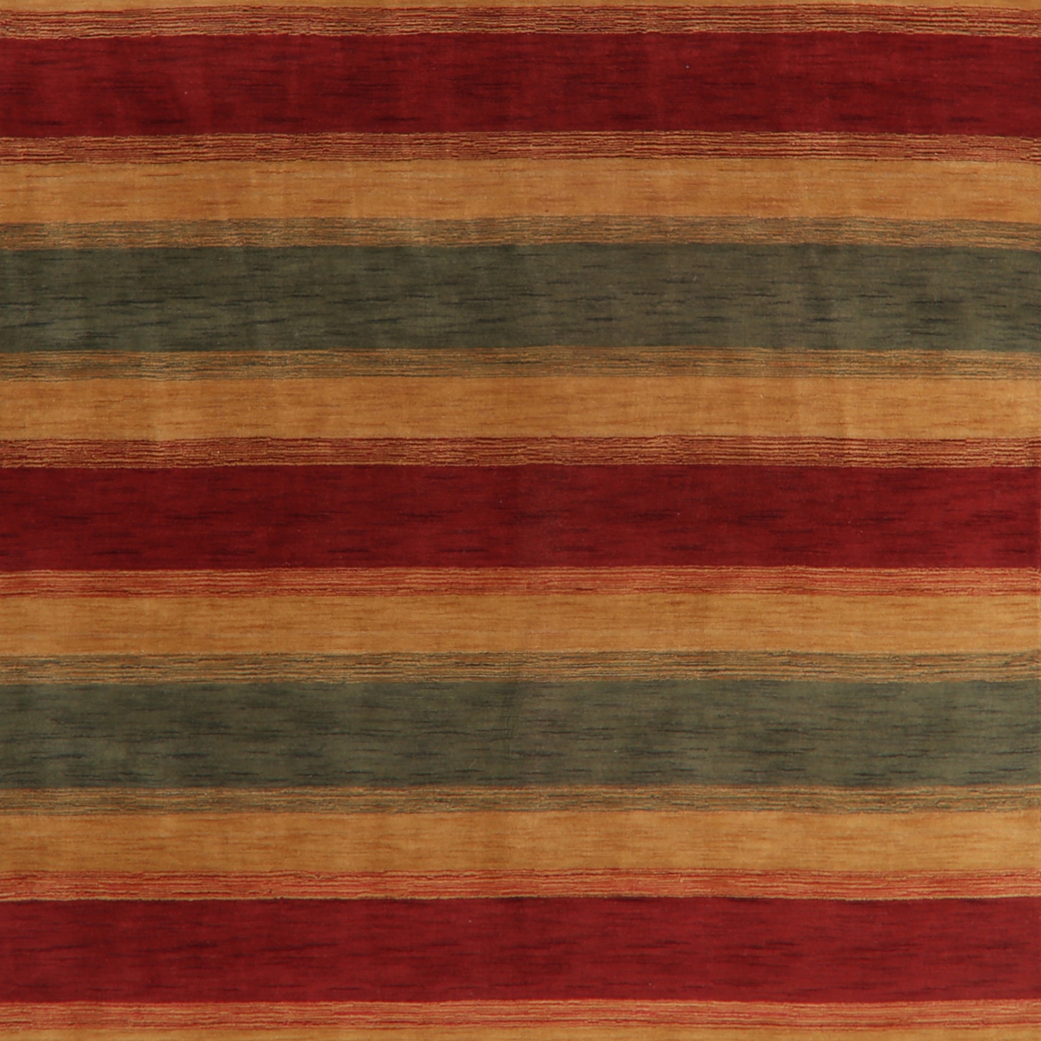 Stripe Gabbeh Contemporary Area Rug 8x10