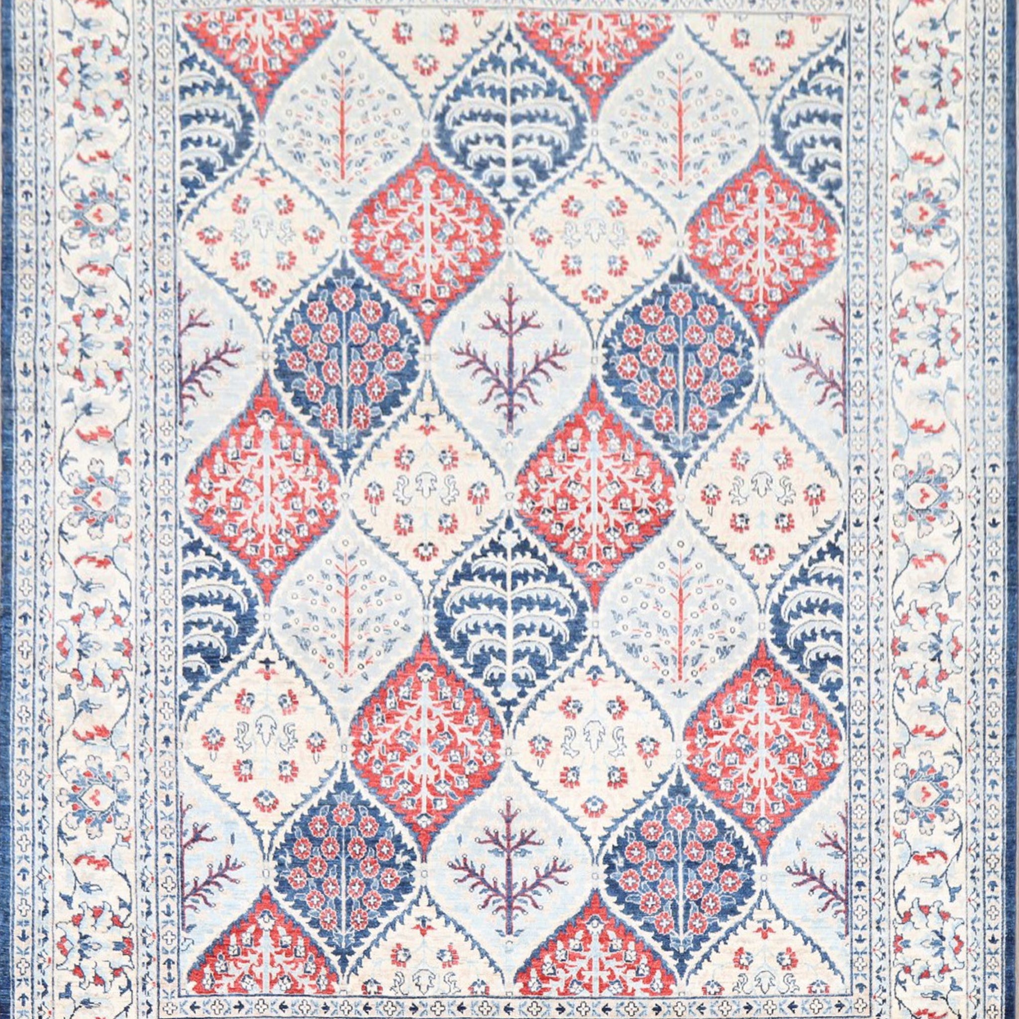 Garden Design Floral Bakhtiari Oriental Area Rug 8x10
