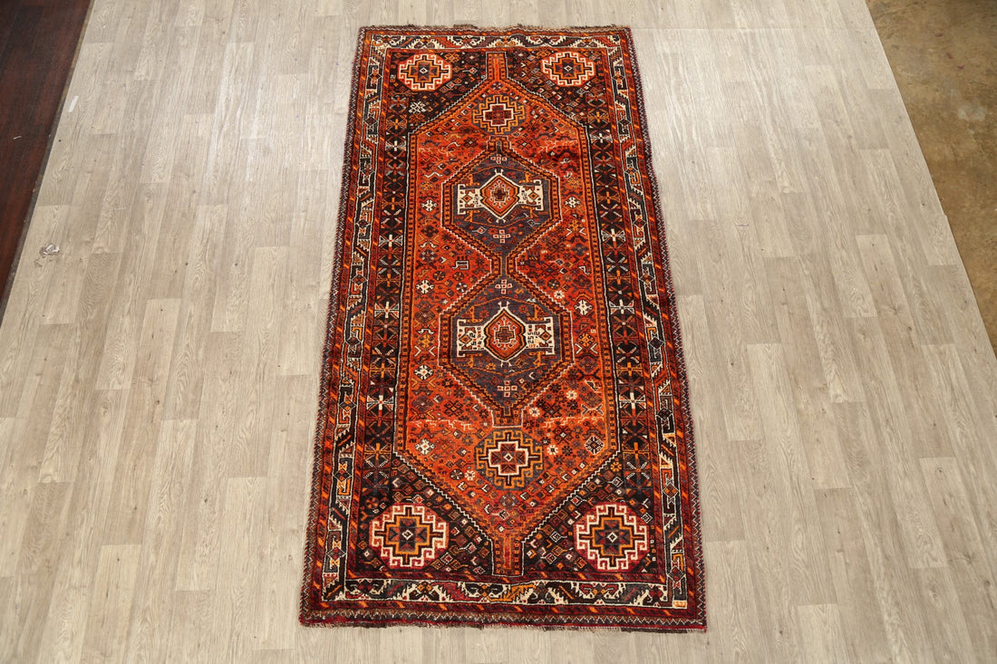 Vintage Tribal Geometric Lori Persian Area Rug 5x9