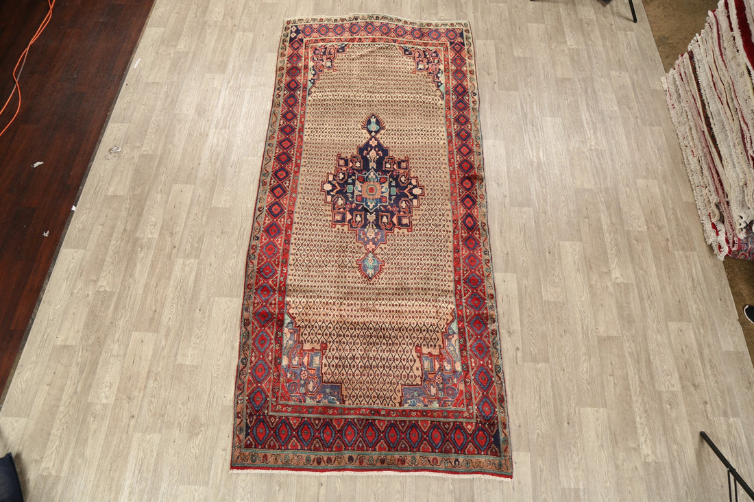 Vintage Geometric Sarab Persian Area Rug 5x11