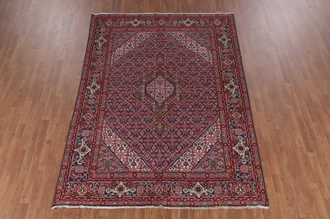 Geometric Tabriz Persian Area Rug 7x10