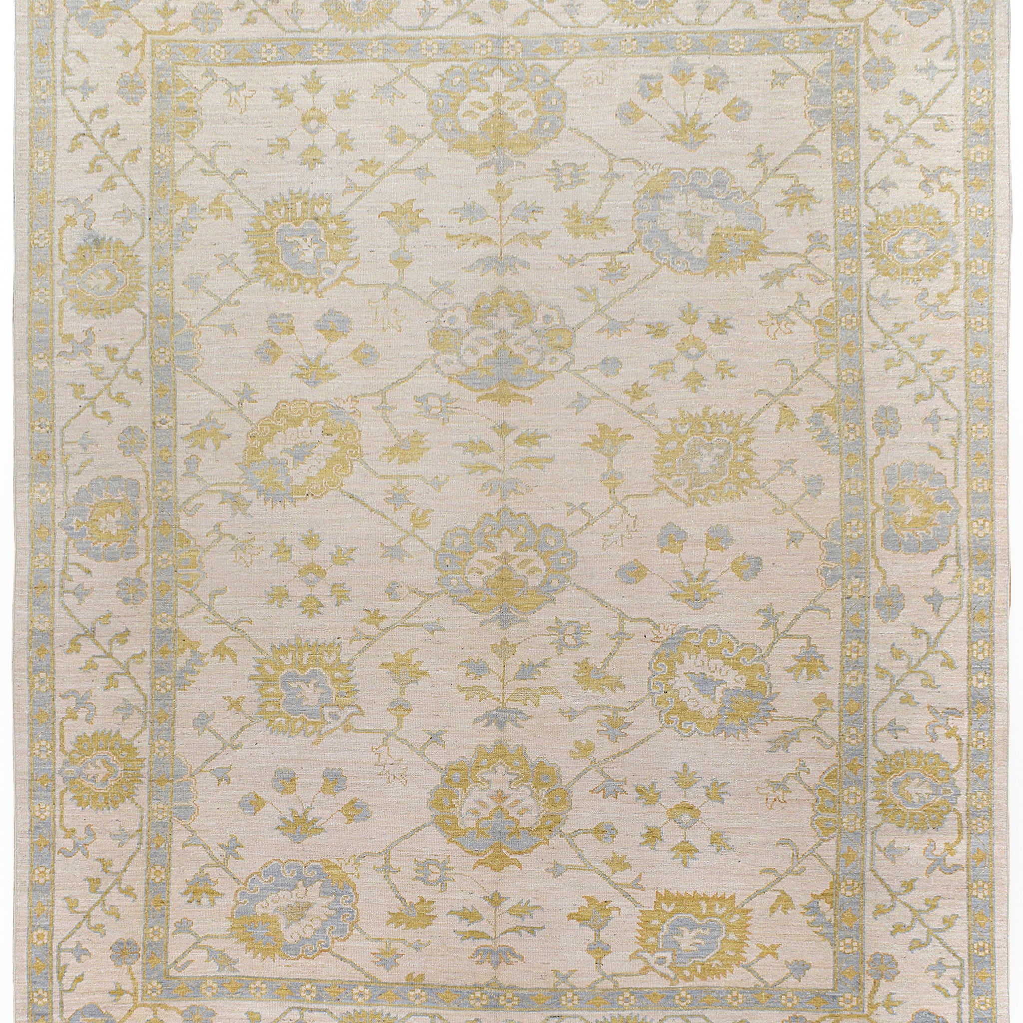 All-over Floral Oushak Turkish Area Rug 8x10