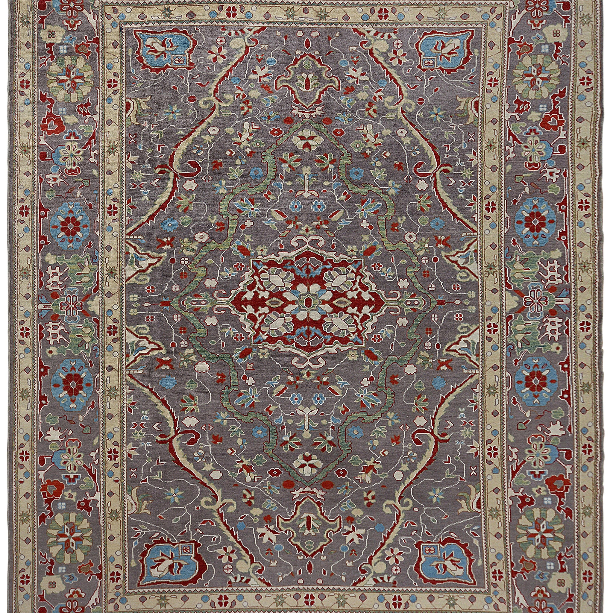 Floral Oushak Turkish Area Rug 9x12
