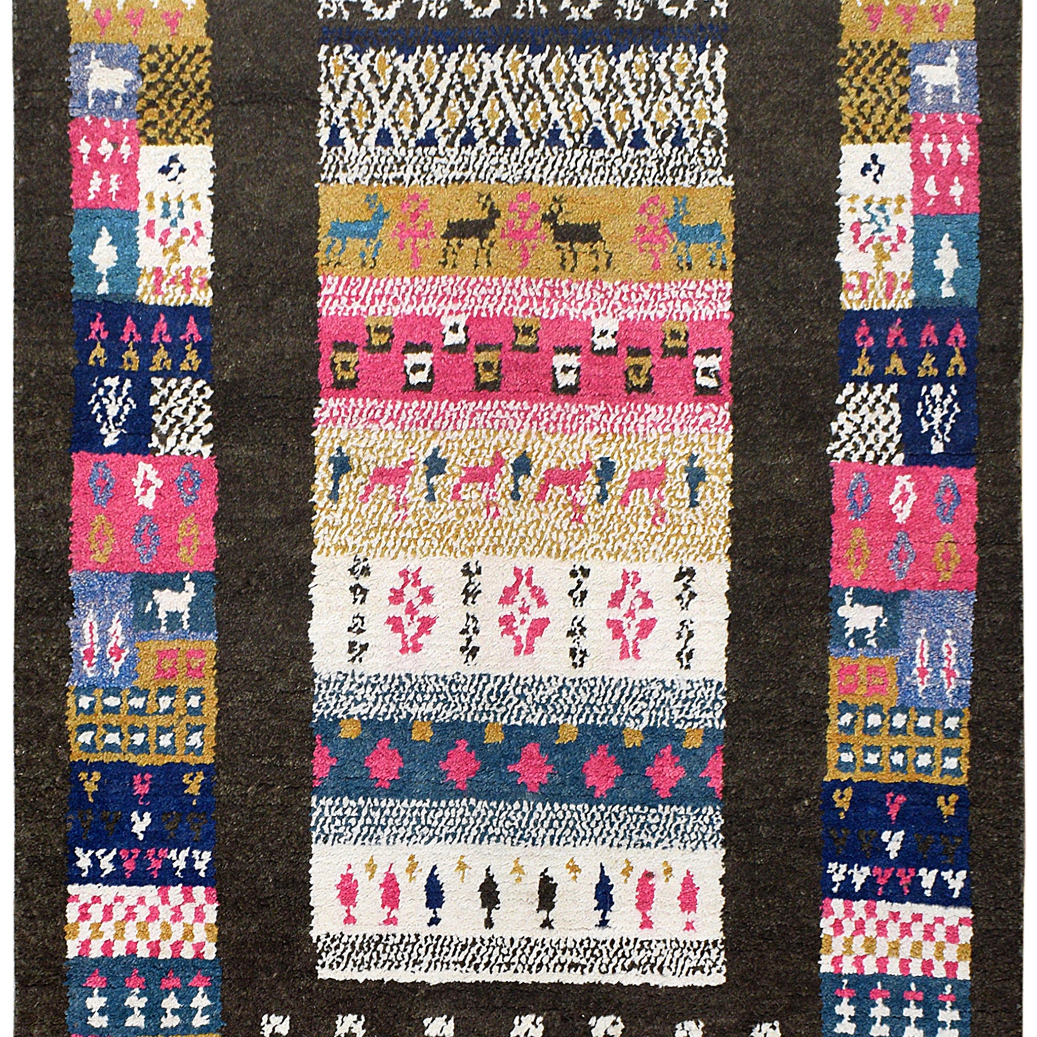 Tribal Moroccan Oriental Area Rug 5x8