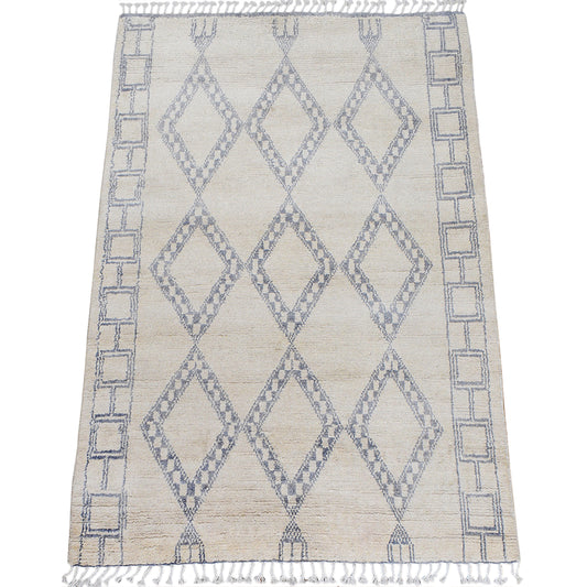 Diamond Tribal Moroccan Area Rug 5x9