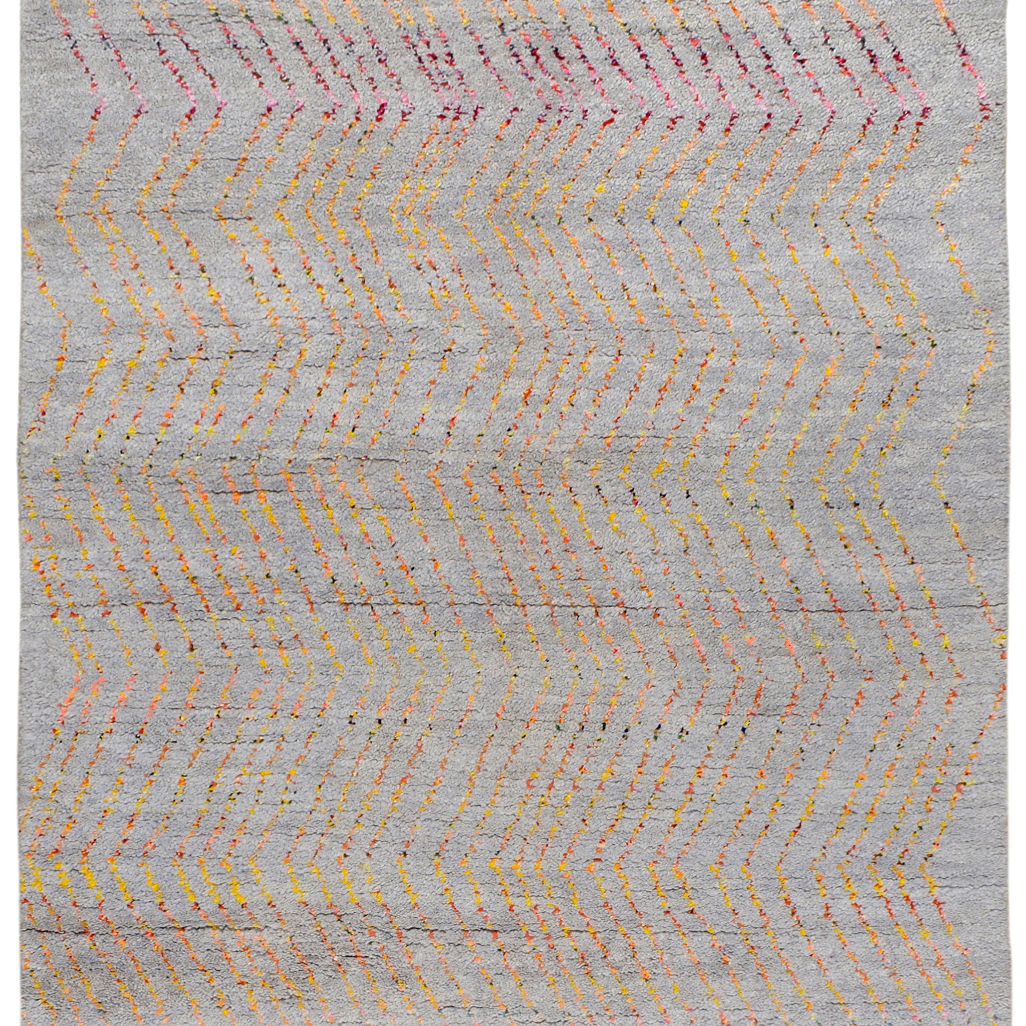 Chevron Tribal Moroccan Area Rug 5x8