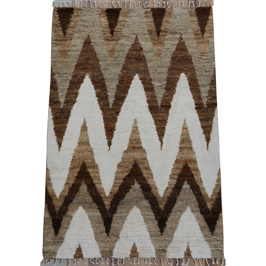 Thick Plush Chevron Moroccan Oriental Area Rug 5x8