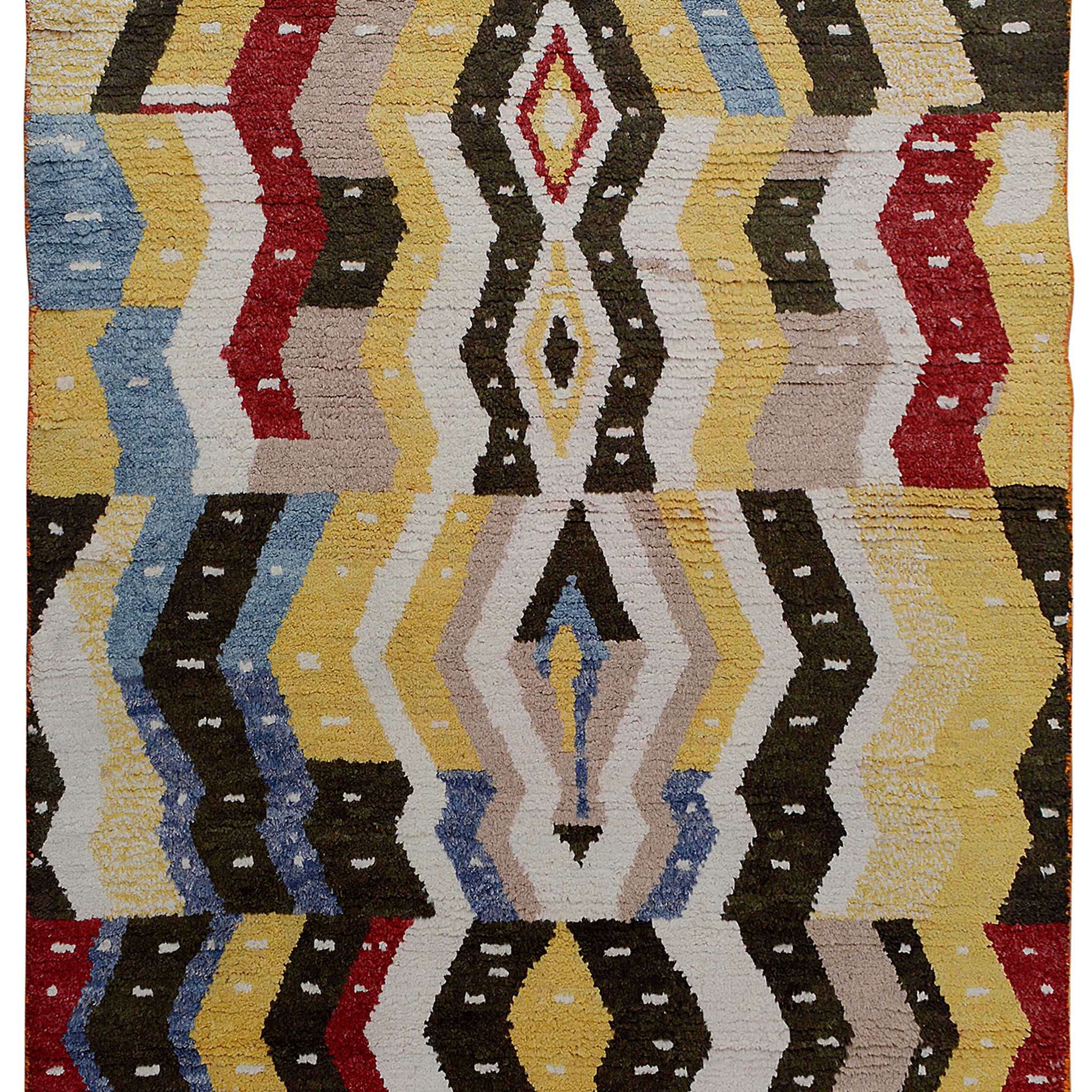 Geometric Moroccan Area Rug 5x8
