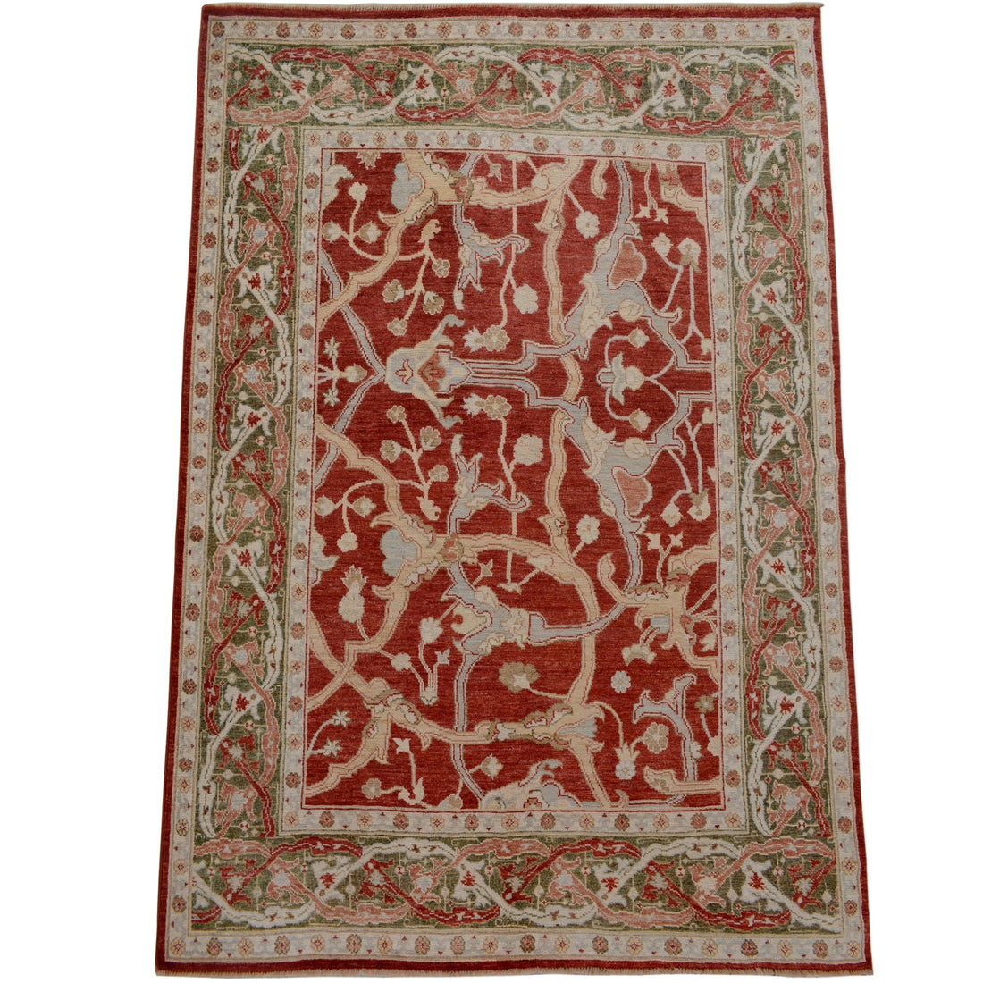 Floral Vegetable Dye Oushak Turkish Oriental Area Rug 8x10