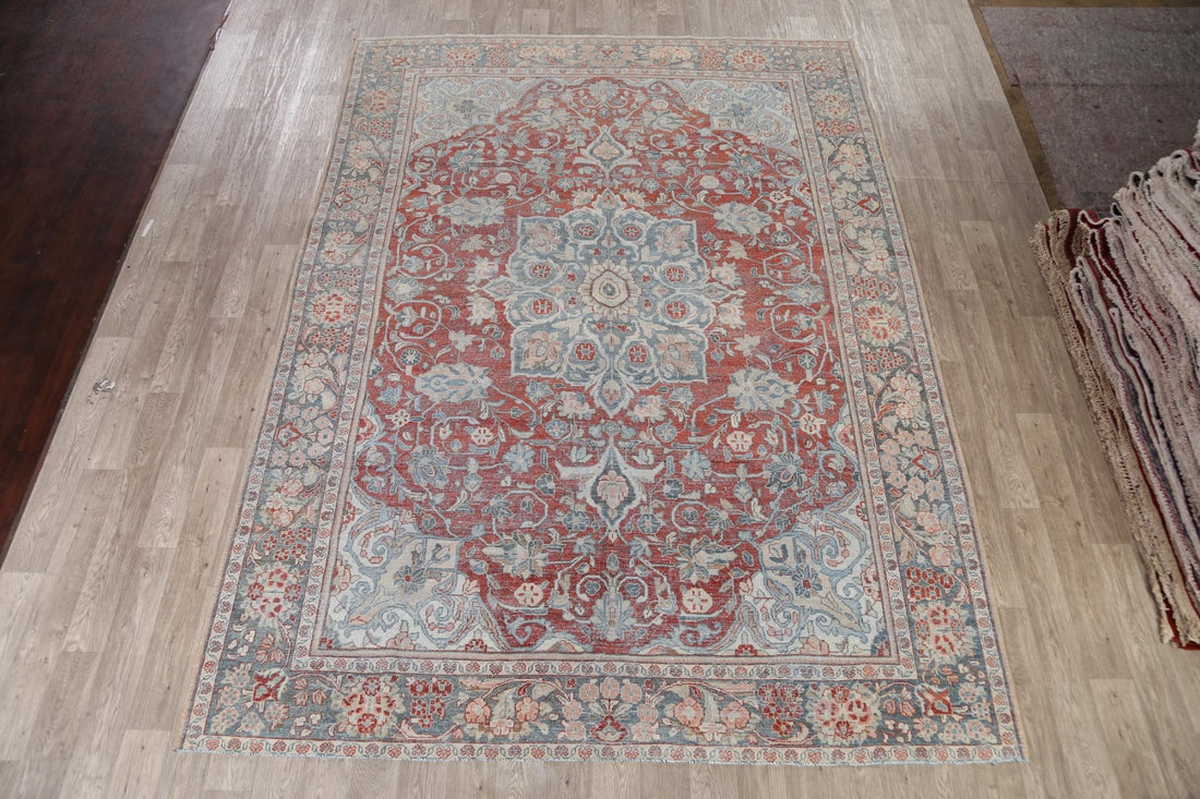 Pre-1900 Antique Vegetable Dye Khoy Persian Area Rug 9x12