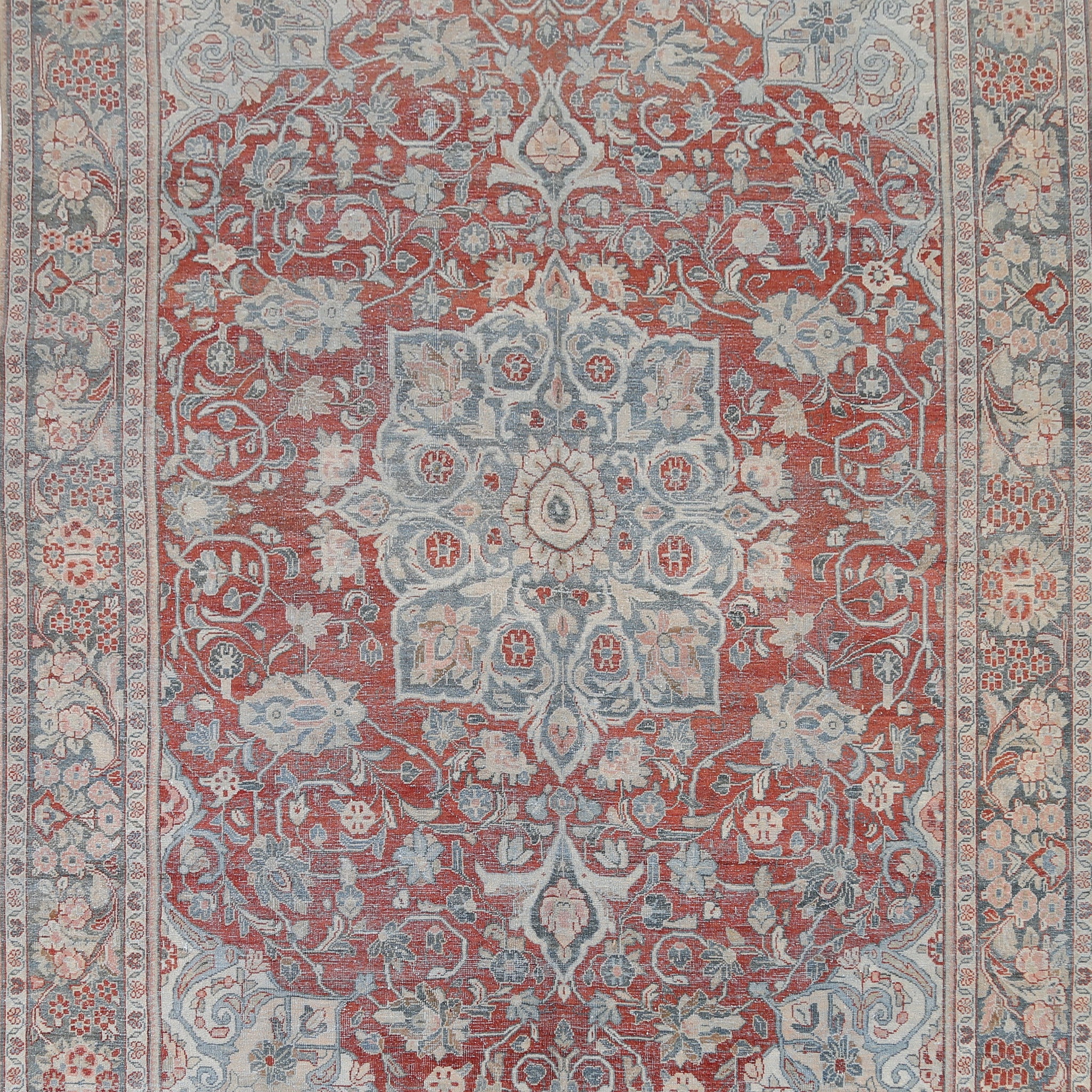 Pre-1900 Antique Vegetable Dye Khoy Persian Area Rug 9x12