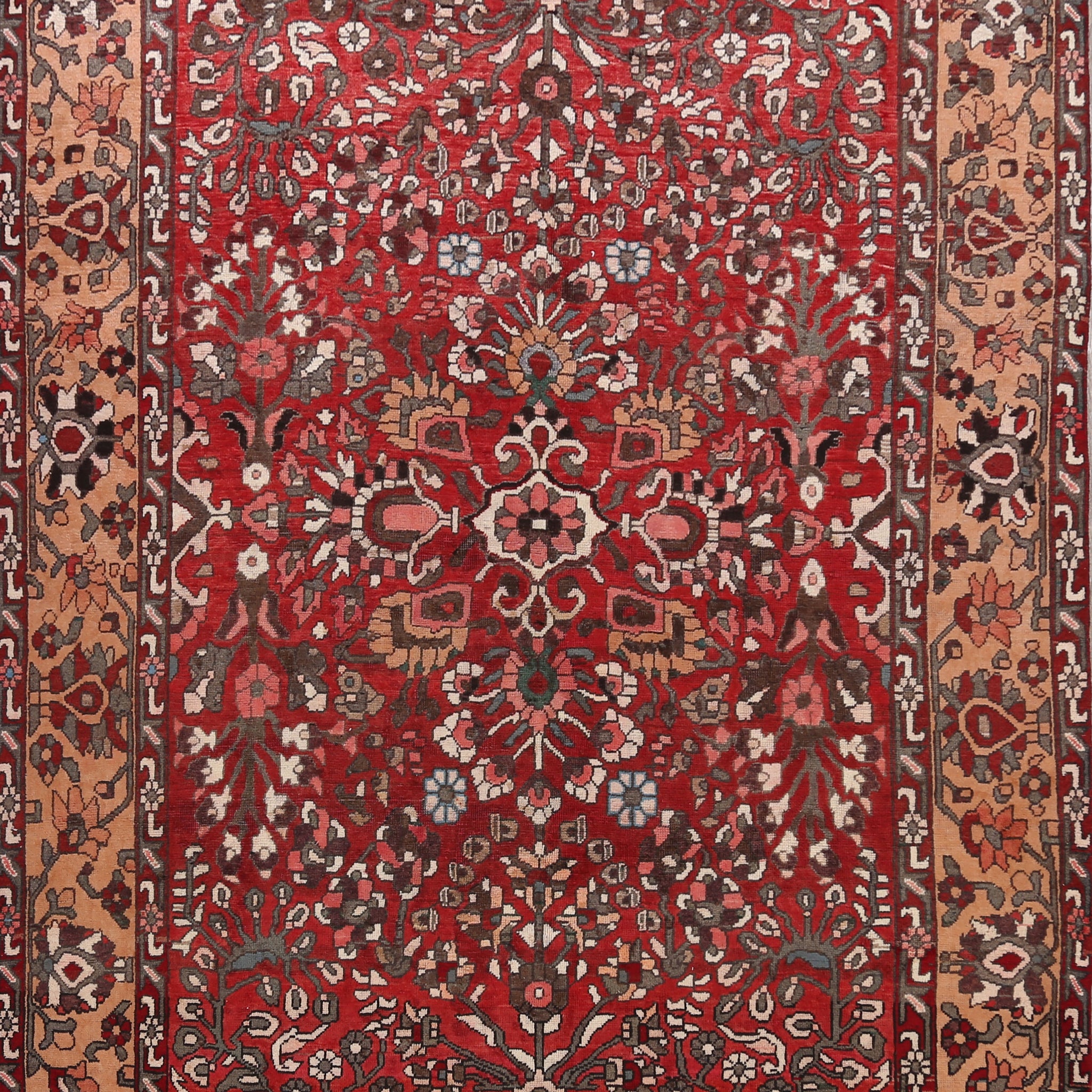 Geometric Bakhtiari Persian Area Rug 6x10
