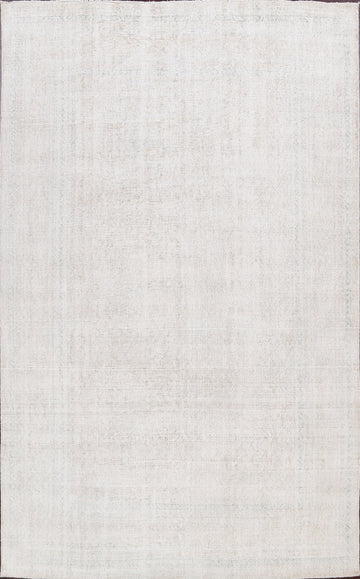 Muted Distressed Tabriz Persian Area Rug 8x11