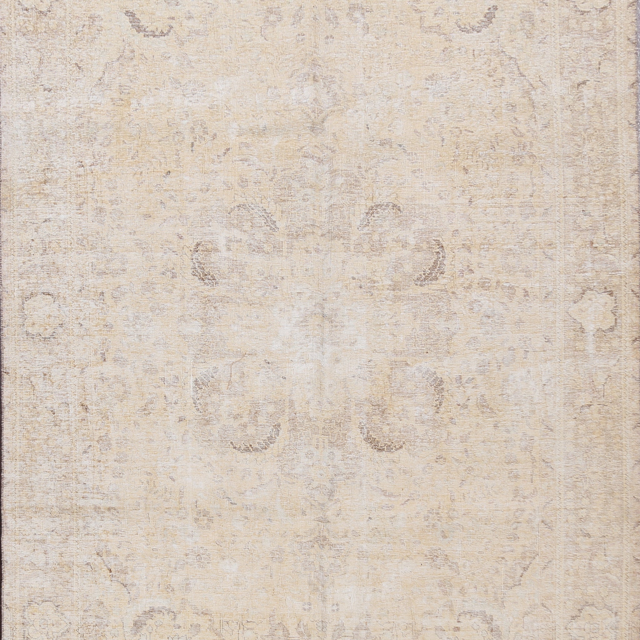 Muted Distressed Tabriz Persian Area Rug 6x10