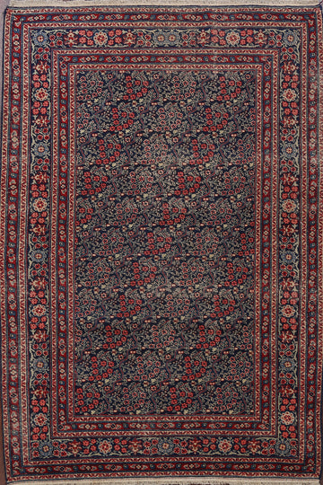 Antique Tabriz Persian Area Rug 4x7