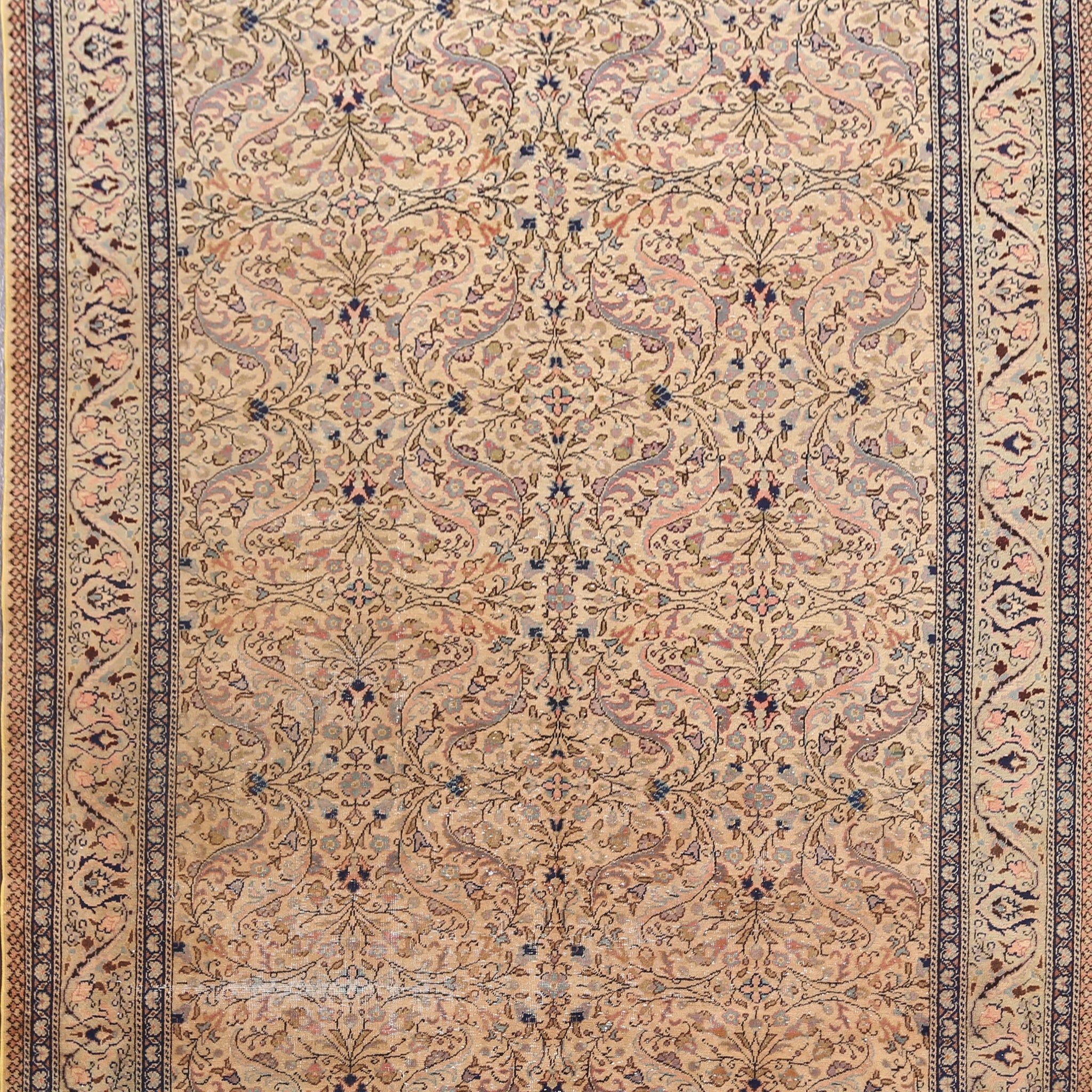 Vegetable Dye Anatolian Turkish Area Rug 6x9