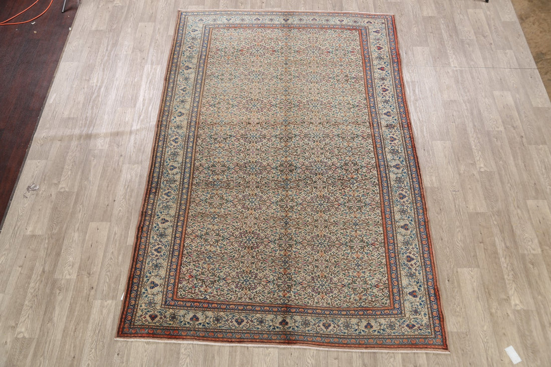 100% Vegetable Dye Anatolian Turkish Area Rug 6x10