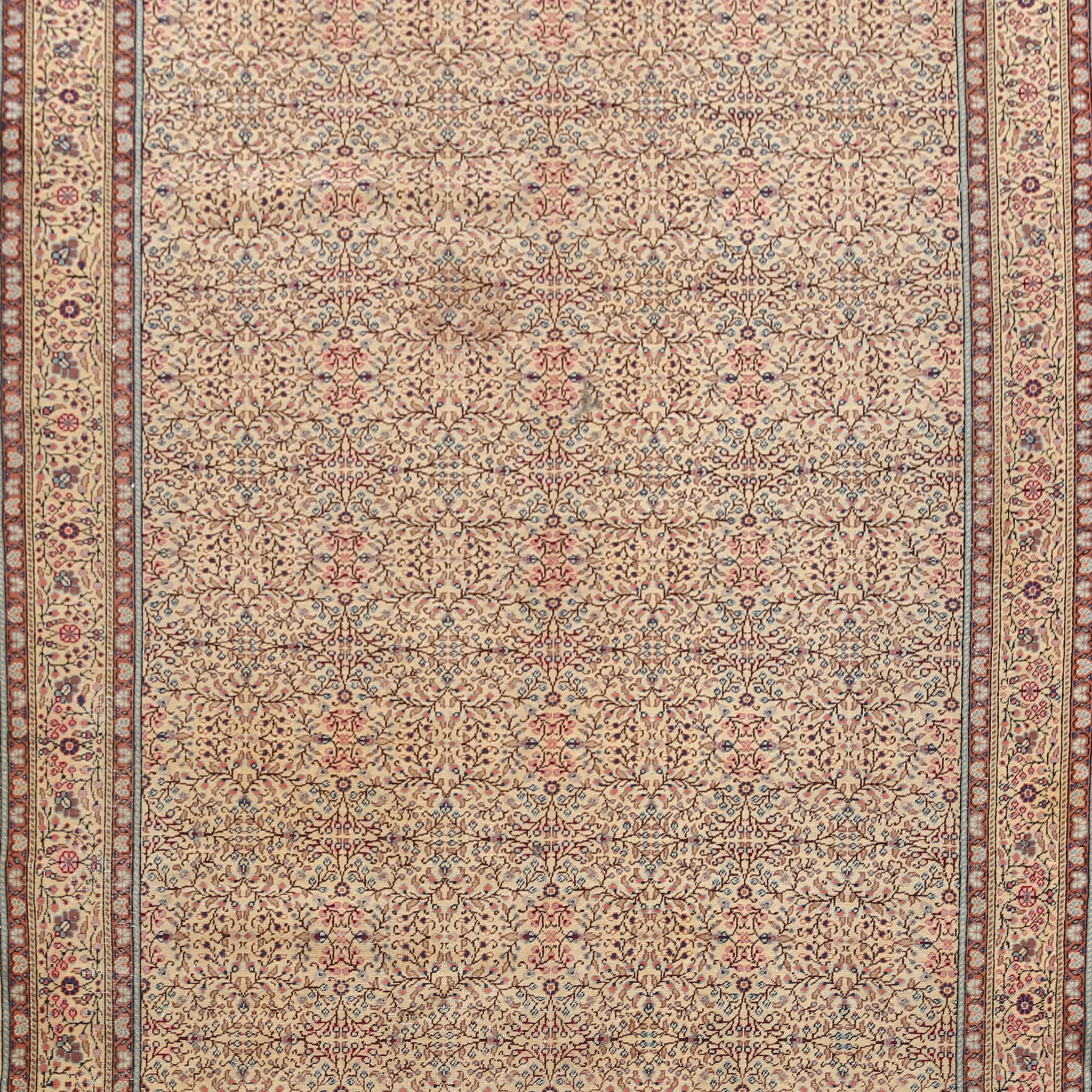 100% Vegetable Dye Anatolian Turkish Area Rug 7x10