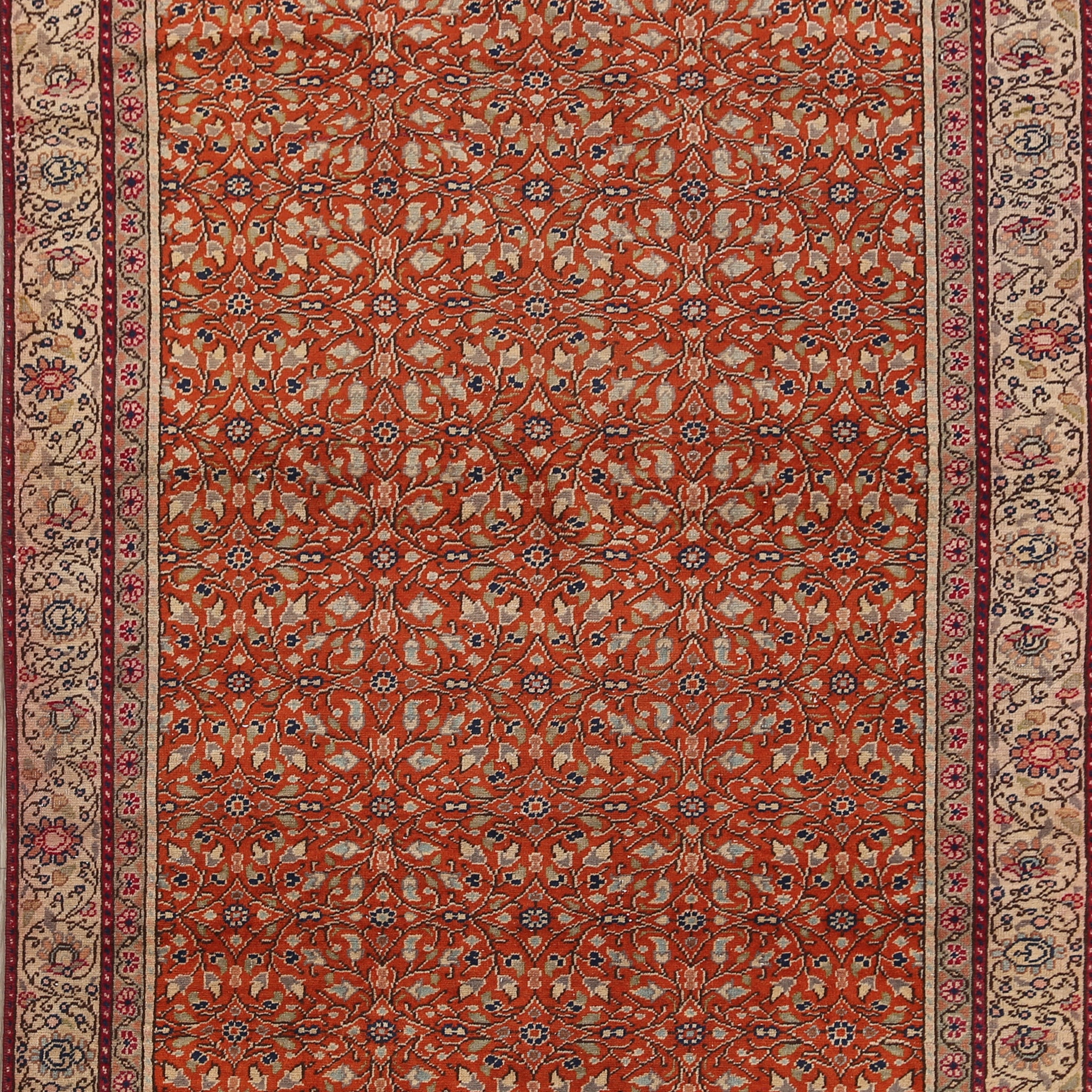 100% Vegetable Dye Anatolian Turkish Area Rug 4x5