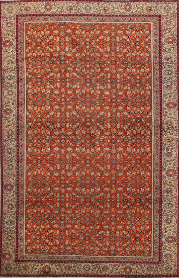 100% Vegetable Dye Anatolian Turkish Area Rug 4x5