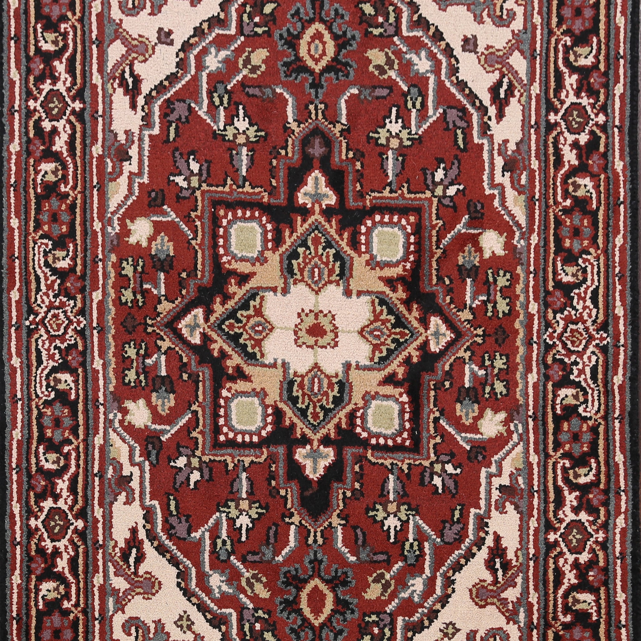 Geometric Heriz Oriental Area Rug 4x6